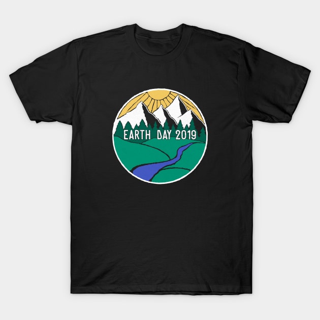 Earth Day 2019 - Wobbly style T-Shirt by PrintablesPassions